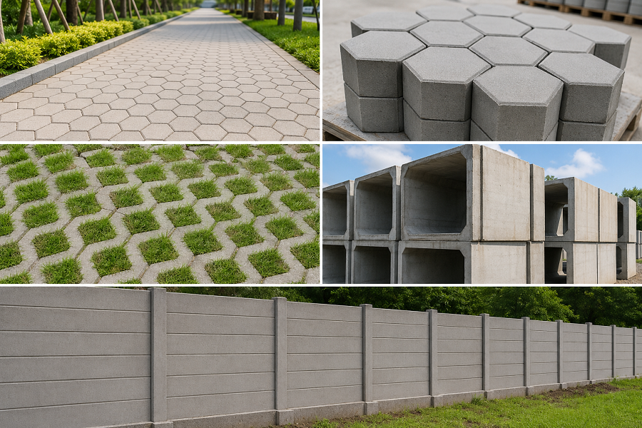 Material Beton Pracetak untuk Infrastruktur dan Area Luar Ruangan yang Lebih Tertata
